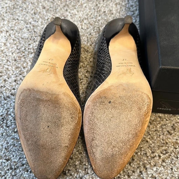 Giuseppe Zanotti Vero Cuoio Snakeskin Pumps, beyond GORGEOUS❤️❤️, Size 37, EUC - Picture 12 of 13